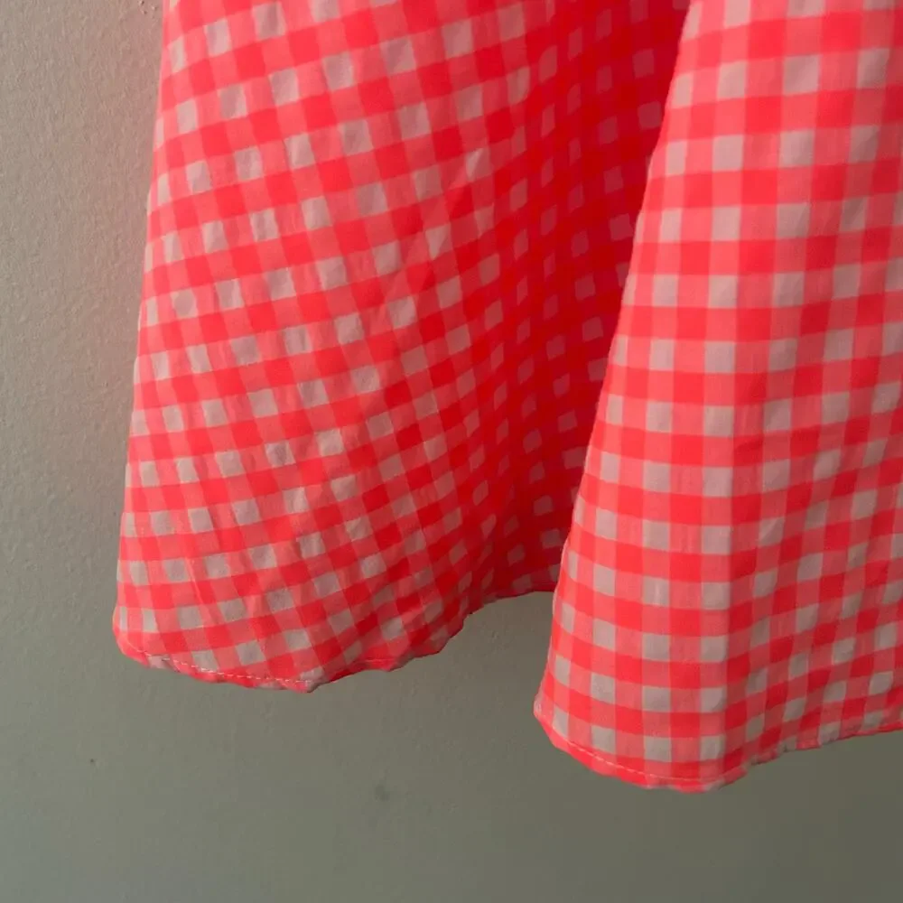 Andy & Evan Girl's Smocked Lined Check Sleeveless Sundress Medium 10 New